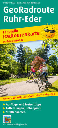 Vorderes Coverbild GeoRadroute Ruhr-Eder