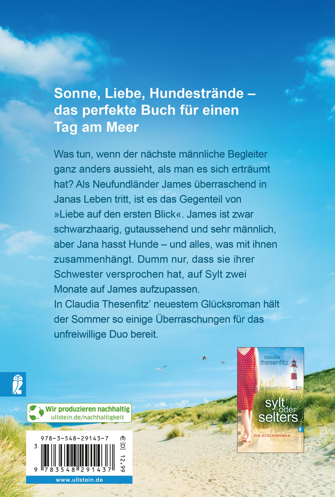 Rückseitencover Mit James auf Sylt