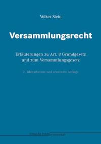 Vorderes Coverbild Versammlungsrecht