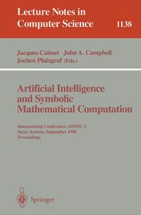 Vorderes Coverbild Artificial Intelligence and Symbolic Mathematical Computation