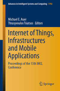 Vorderes Coverbild Internet of Things, Infrastructures and Mobile Applications
