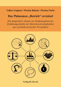 Vorderes Coverbild Das Phänomen „Betrieb“ revisited