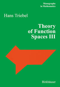 Vorderes Coverbild Theory of Function Spaces III