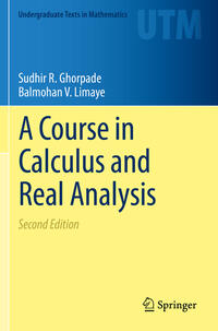 Vorderes Coverbild A Course in Calculus and Real Analysis