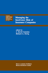 Vorderes Coverbild Managing the Insolvency Risk of Insurance Companies