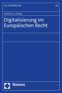 Vorderes Coverbild Digitalisierung im Europäischen Recht