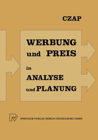 Vorderes Coverbild Analyse und Planung von Werbeausgaben und Preispolitik bei konkurrierenden Produkten