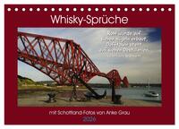 Vorderes Coverbild Whisky-Sprüche (Tischkalender 2026 DIN A5 quer), CALVENDO Monatskalender