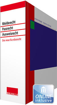 Vorderes Coverbild Melderecht, Passrecht, Ausweisrecht - MPA