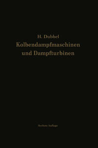Vorderes Coverbild Kolbendampfmaschinen und Dampfturbinen