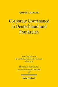 Vorderes Coverbild Corporate Governance in Deutschland und Frankreich