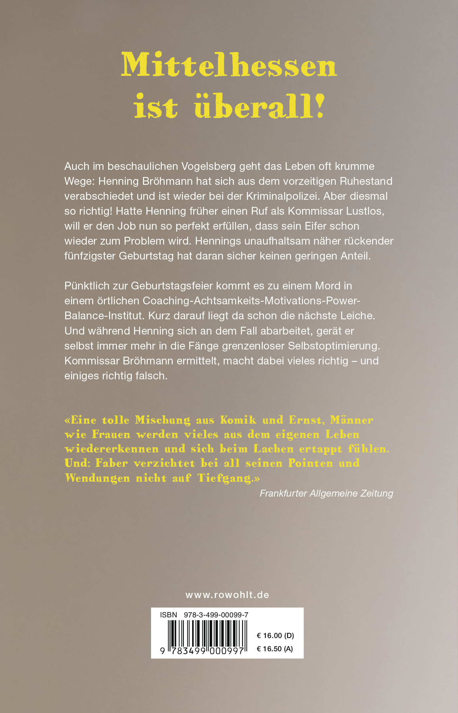 Rückseitencover Sorge dich nicht, stirb!
