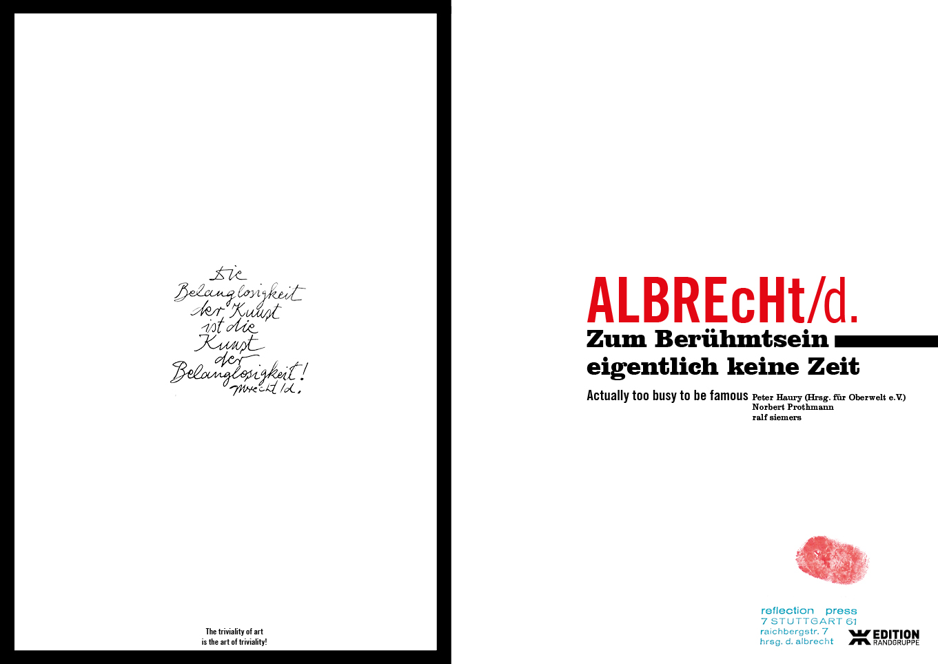 Anderes Coverbild Albrecht/d.