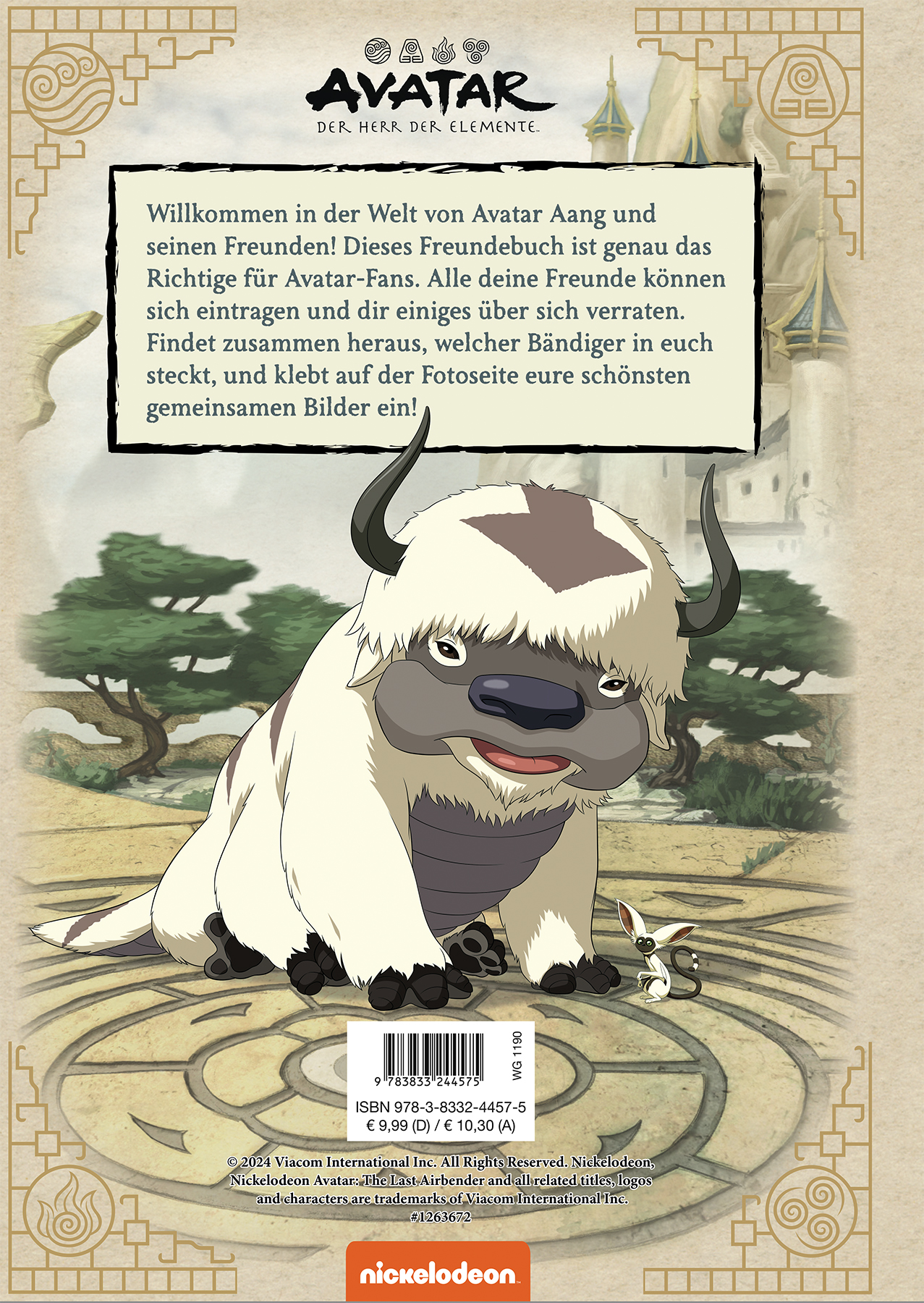 Rückseitencover Avatar Der Herr der Elemente: Meine Freunde