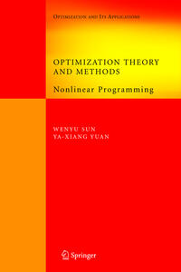 Vorderes Coverbild Optimization Theory and Methods