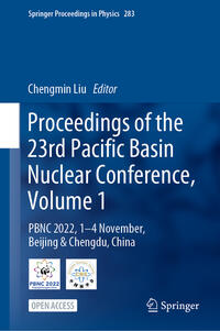 Vorderes Coverbild Proceedings of the 23rd Pacific Basin Nuclear Conference, Volume 1