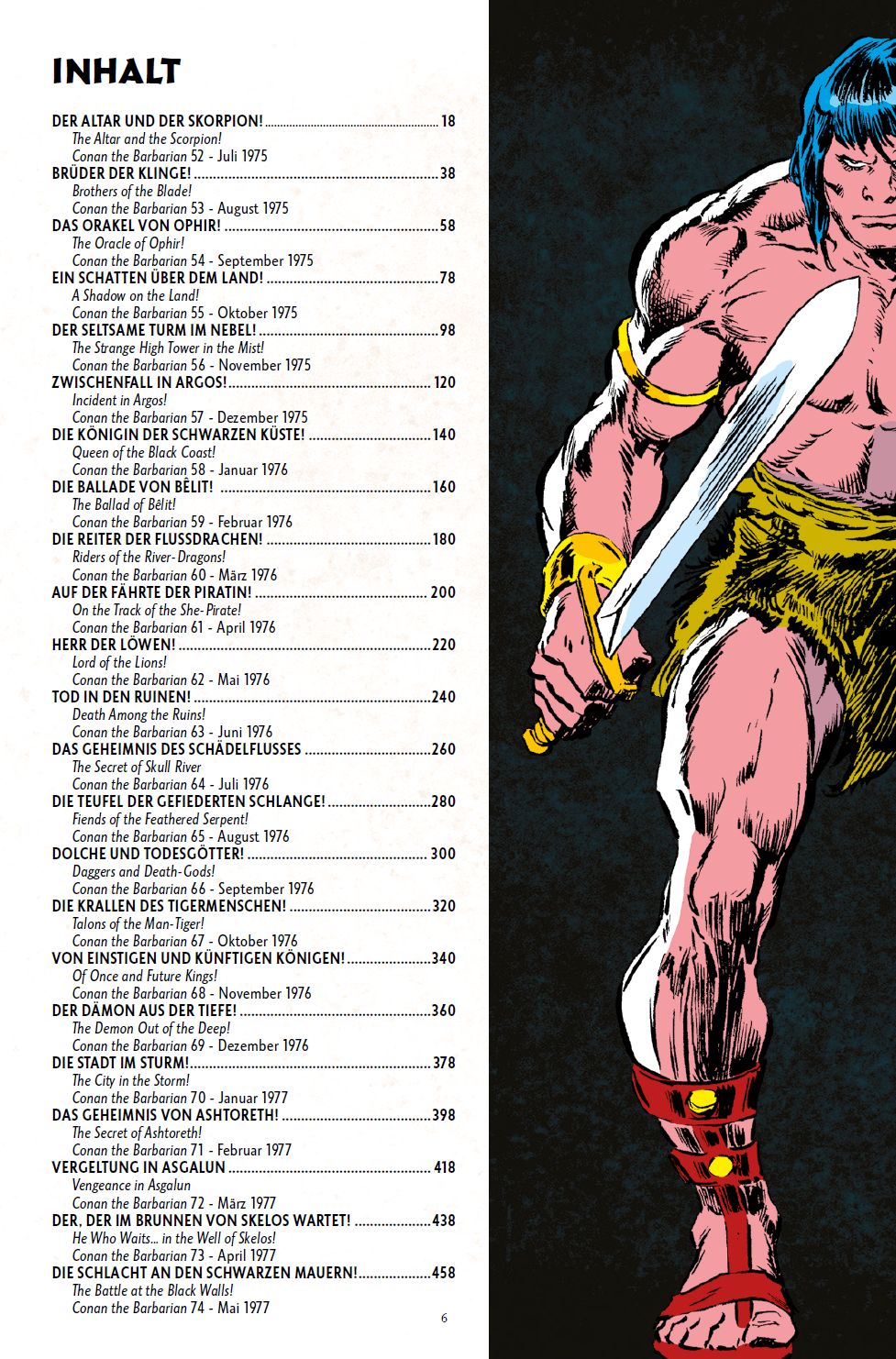 Beispielinhalt (Bild) Conan der Barbar: Classic Collection