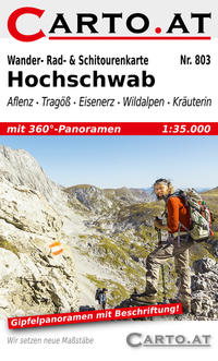 Vorderes Coverbild Wander- Rad- & Schitourenkarte 803 Hochschwab
