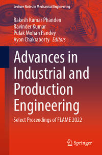 Vorderes Coverbild Advances in Industrial and Production Engineering