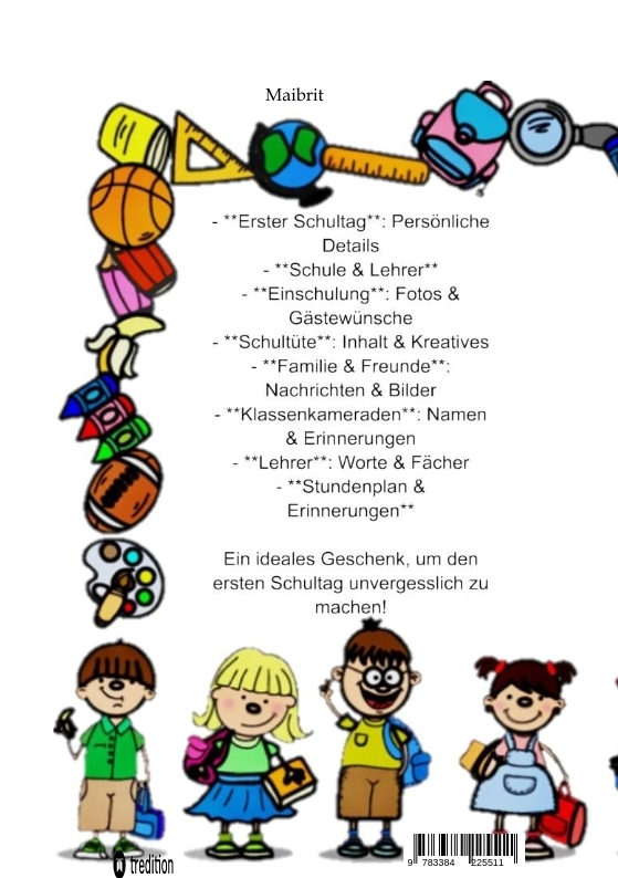 Rückseitencover Schulstart