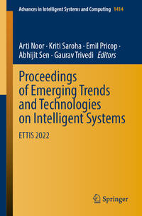 Vorderes Coverbild Proceedings of Emerging Trends and Technologies on Intelligent Systems