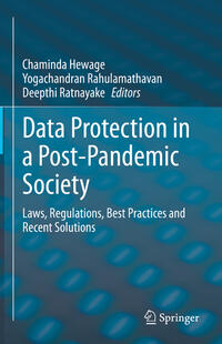 Vorderes Coverbild Data Protection in a Post-Pandemic Society