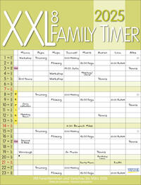Vorderes Coverbild XXL Family Timer 8 2025