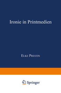 Vorderes Coverbild Ironie in Printmedien