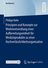 Vorderes Coverbild Prinzipien und Konzepte zur Weiterentwicklung einer Aufbereitungseinheit für Medizinprodukte zu einer Hochverlässlichkeitsorganisation