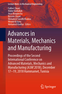 Vorderes Coverbild Advances in Materials, Mechanics and Manufacturing