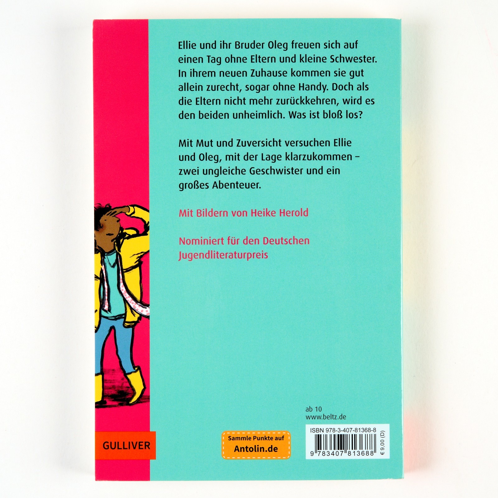 Rückseitencover Ellie & Oleg. Außer uns ist keiner hier