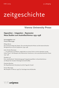 Vorderes Coverbild Opposition – Integration – Repression
