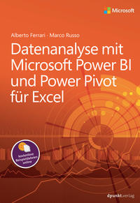 Vorderes Coverbild Datenanalyse mit Microsoft Power BI und Power Pivot für Excel