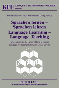 Vorderes Coverbild Sprachen lernen – Sprachen lehren- Language Learning – Language Teaching