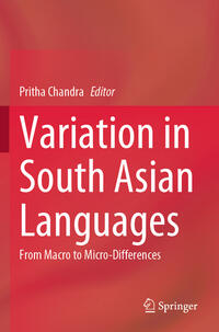 Vorderes Coverbild Variation in South Asian Languages