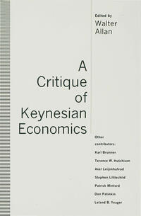 Vorderes Coverbild A Critique of Keynesian Economics