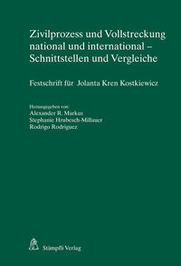 Vorderes Coverbild Zivilprozess und Vollstreckung national und international - Schnittstellen und Vergleiche