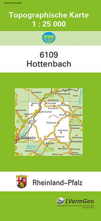 Vorderes Coverbild TK25 6109 Hottenbach