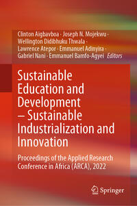 Vorderes Coverbild Sustainable Education and Development – Sustainable Industrialization and Innovation