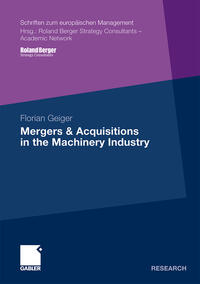 Vorderes Coverbild Mergers & Acquisitions in the Machinery Industry