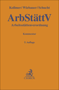 Vorderes Coverbild Arbeitsstättenverordnung (ArbStättV)