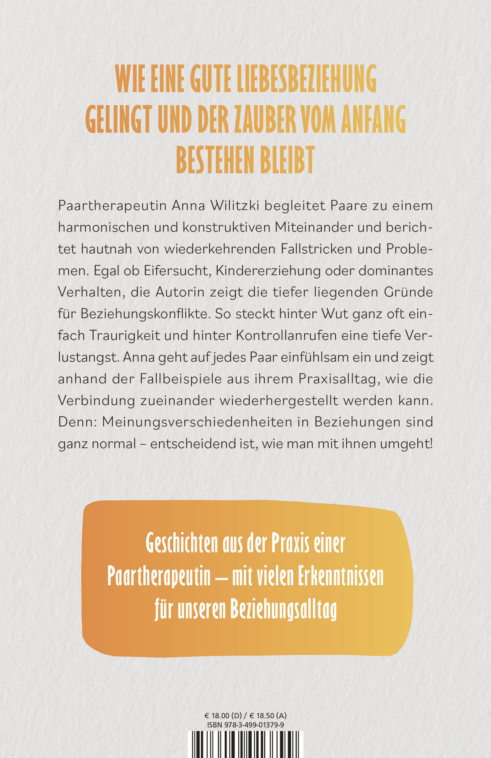 Rückseitencover Einfach lieben