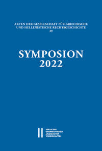 Vorderes Coverbild Symposion 2022