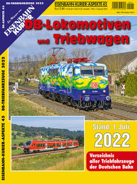 Vorderes Coverbild DB-Lokomotiven und Triebwagen 2022