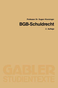 Vorderes Coverbild BGB-Schuldrecht
