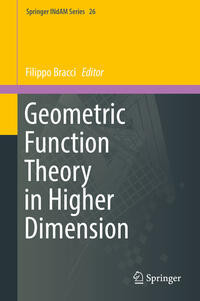 Vorderes Coverbild Geometric Function Theory in Higher Dimension