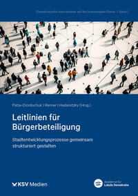 Vorderes Coverbild Leitlinien für Bürgerbeteiligung