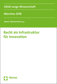 Vorderes Coverbild Recht als Infrastruktur für Innovation