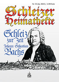 Vorderes Coverbild Schleiz zur Zeit Johann Sebastian Bachs