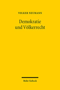 Vorderes Coverbild Demokratie und Völkerrecht